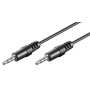 Goobay AVK 119-250 Q 2.5m cavo audio 2,5 m 3.5mm Nero (51659)