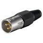 Goobay microphone plug cavo di collegamento 3pin Nero (11749)