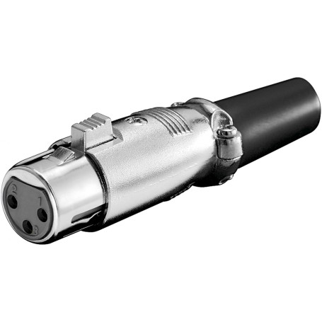 Goobay microphone jack cavo di collegamento 3pin Nero (11959)