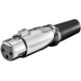 Goobay microphone jack cavo di collegamento 3pin Nero (11959)