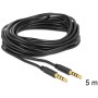 DeLOCK 83438 cavo audio 5 m 3.5mm Nero (83438)