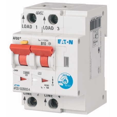 Eaton AFDD-10/2/B/003-A interruttore elettrico 2P Grigio (187168)