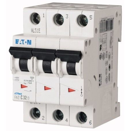 Eaton FAZ-C25/3 interruttore automatico Interruttore in miniatura Tipo C (278875)
