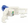 DeLOCK 86417 cavo di collegamento RJ-45 Blu, Bianco (86417)