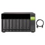 QNAP TL-D800C contenitore di unità di archiviazione Box esterno HDD/SSD Nero, Grigio 2.5/3.5" (TL-D800C)