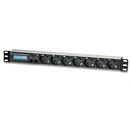 Güde 8311-1 unità di distribuzione dell'energia (PDU) 7 presa(e) AC 1U Nero