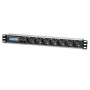 Güde 8311-1 unità di distribuzione dell'energia (PDU) 7 presa(e) AC 1U Nero