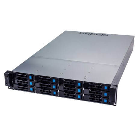 Fantec SRC-2612X07-12G USB 2.0 Type-A Alluminio, Nero, Argento (2482)