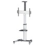 Manhattan 461245 supporto da tavolo per Tv a schermo piatto 177,8 cm (70") Nero, Argento (461245)