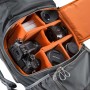 Mantona ElementsPro 40 Zaino Grigio, Arancione (20587) (1020587)
