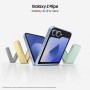 Samsung Galaxy Z Flip6 Smartphone AI, 256GB, RAM 12GB, Display 3,4" SAMOLED/6,7" Dynamic AMOLED 2X, Blue (SM-F741BLBGEUE)