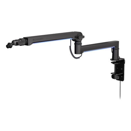Mikrofonhalterung Broadcast Low Profile RGB Boom Arm (schwarz, fr Mikrofone bis 2kg, LED-Hintergrundbeleuchtung) (EY0A010)