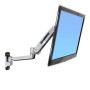 Ergotron LX Sit-Stand Wall Mount LCD Arm 106,7 cm (42") Parete Acciaio inox (45-353-026)