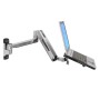 Ergotron LX Sit-Stand Wall Mount LCD Arm 106,7 cm (42") Parete Acciaio inox (45-353-026)