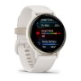 Garmin Vivoactive 5 3,05 cm (1.2") AMOLED Digitale 390 x 390 Pixel Touch screen Bianco Wi-Fi GPS (satellitare) (010-02862-11)