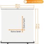 Walimex pro Roll-up Panel Hintergrund weiß 210x220 (1023210)