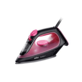 Braun TexStyle 1 Ferro da stiro a secco e a vapore Piastra in Ceramica 2000 W Nero, Viola (0127407004)