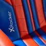 X Rocker 2021195 sedia per videogioco Sedia da gioco per console Seduta imbottita Blu, Rosso