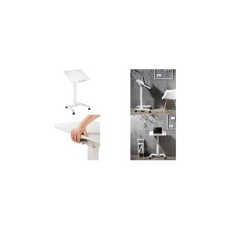 LogiLink EO0035 - Workstation rollbar höhenverstellbar weiß