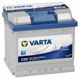 Varta Autobatterie Blue Dynamic C22 12 V 52 Ah ETN 552 400 047 T1 Zellanlegung 0 (552400047 3132)