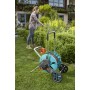 Gardena 18517-20 avvolgitubo da giardino Carrello avvolgitubo Manuale Nero, Blu, Acciaio inox
