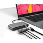 ALOGIC TB3D2DPBL-SGR scheda di interfaccia e adattatore DisplayPort, RJ-45, USB 3.2 Gen 1 (3.1 Gen 1)