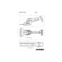 Metabo SGS 18 LTX Q cesoia per erba cordless 1,15 cm 18 V Nero, Verde, Rosso (601609840)
