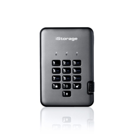 iStorage diskAshur PRO2 512 GB Nero, Grafite (IS-DAP2-256-SSD-512-C-G)