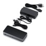Satechi Triple 4K Display Cablato Dock Nero, Argento (ST-D4KTM-EU)