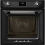 SMEG SOP6900TN - Forno linea Victoria, nero, manopola di comando, circa 60 x 60 cm