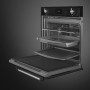 SMEG SOP6900TN - Forno linea Victoria, nero, manopola di comando, circa 60 x 60 cm