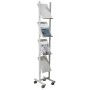 Helit H6813399 portariviste Metallo Grigio