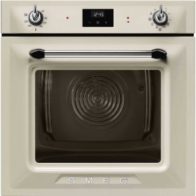 SMEG SOP6900TP Forno linea Victoria, crema, manopola di comando, circa 60 x 60 cm