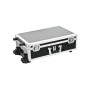 Roadinger 30122087 custodia per attrezzatura audio Registrazioni Custodia trolley Legno compensato Nero, Argento