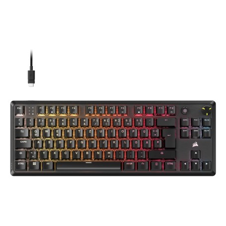 Corsair K70 CORE TKL tastiera Gaming USB QWERTZ Tedesco Nero (CH-911911E-DE)
