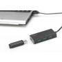 Digitus DA-70240-1 hub di interfaccia USB 3.2 Gen 1 (3.1 Gen 1) Type-A 5000 Mbit/s Nero (DA-70240-1)