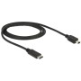 DeLOCK 83603 cavo USB 1 m USB 2.0 USB C Mini-USB B Nero (83603)