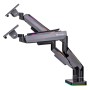 Thermaltake GEA-MSR-DMSBLK-01 Supporti a parete per TV 88,9 cm (35") Scrivania Nero, Grigio