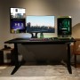 Thermaltake GEA-MSR-DMSBLK-01 Supporti a parete per TV 88,9 cm (35") Scrivania Nero, Grigio