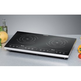 Rommelsbacher CT 3410/IN piano cottura Nero, Bianco Superficie piana Piano cottura a induzione 2 Fornello(i) (CT 3410/IN)
