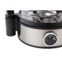 Rommelsbacher ER 400 Pentolino per uova 7 uovo/uova 400 W Nero, Acciaio inossidabile, Trasparente (ER 400) (ER400)