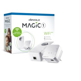 Devolo Magic 1 WiFi mini Starter Kit 1200 Mbit/s Collegamento ethernet LAN Wi-Fi Bianco 2 pz (8561)