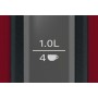 Bosch TWK3P424 bollitore elettrico 1,7 L 2400 W Grigio, Rosso (TWK3P424)