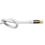 Alcasa GC-M2085 cavo coassiale 5 m F Bianco (GC-M2085)