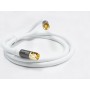 Alcasa GC-M2085 cavo coassiale 5 m F Bianco (GC-M2085)