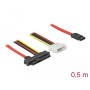 DeLOCK 82219 cavo Serial Attached SCSI (SAS) 0,5 m 12 Gbit/s Rosso (82219)