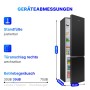 Bomann KG 7353, combinazione frigo/congelatore (acciaio inossidabile (scuro)) (773531)