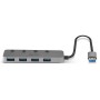 Lindy 43309 hub di interfaccia USB 3.2 Gen 1 (3.1 Gen 1) Type-A 5 Mbit/s Grigio (43309)