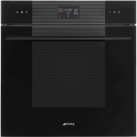 SMEG SO6102M2B3 Forno con microonde, design Linea, nero, touch control, circa 60 x 60 cm