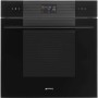 SMEG SO6102M2B3 Forno con microonde, design Linea, nero, touch control, circa 60 x 60 cm